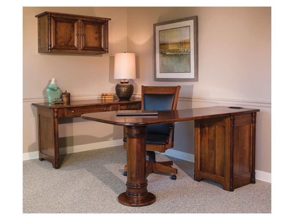 Belmont Open Desk Writing Desk, alternate view