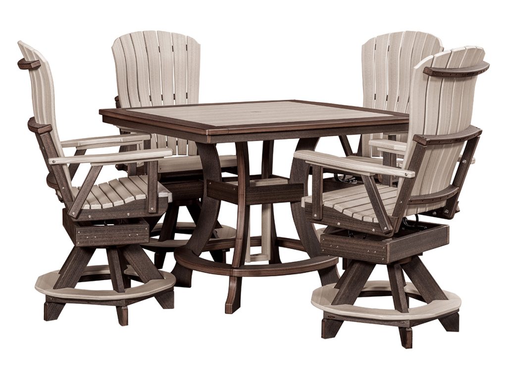 Lori Counter Table – 49×49, alternate view