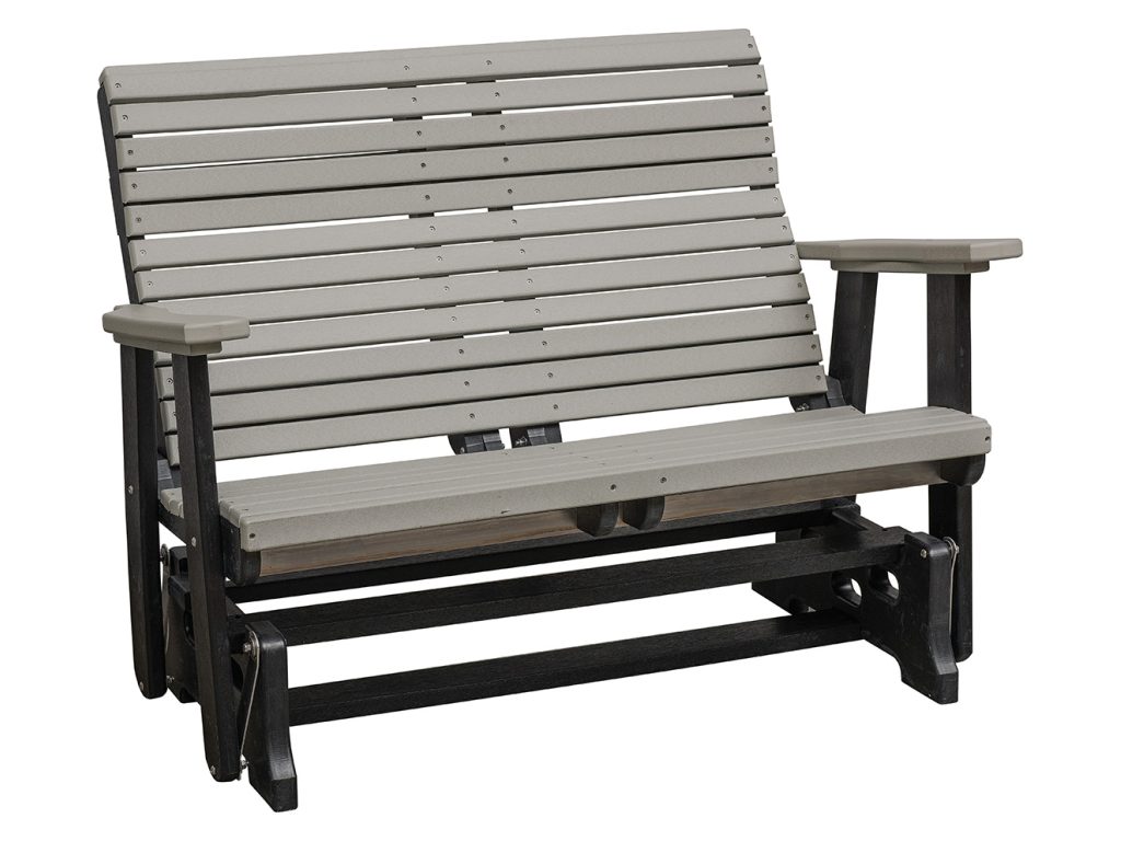 Amish Furniture of NE Roll Back 4′ Glider