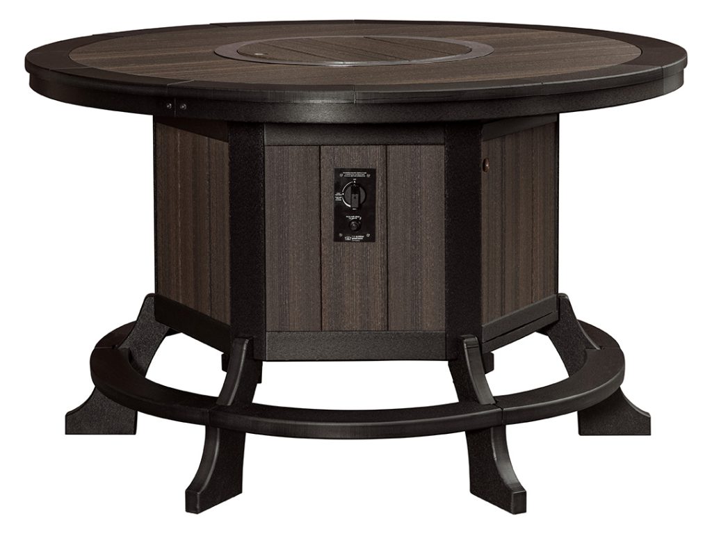Amish Furniture of NE Jade Dining Table with Fire Ring – 60″, alternate view