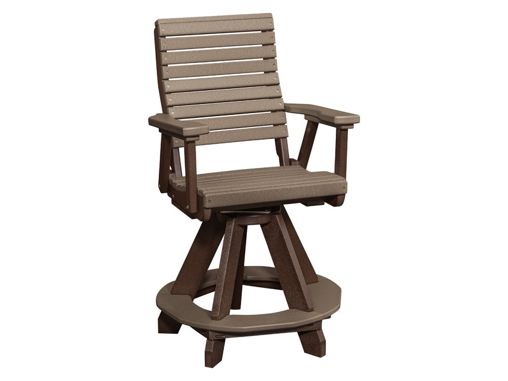 Amish Furniture of NE Fritz Swivel Counter Chair Accent Chair