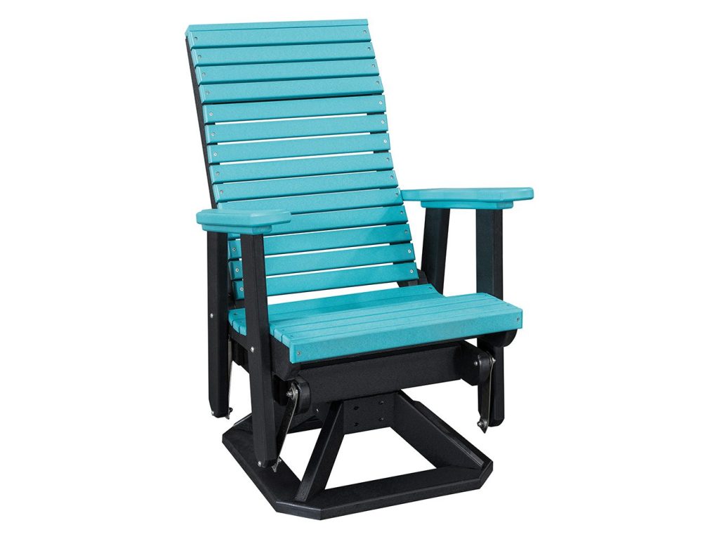 Amish Furniture of NE High Back Roll Back Swivel Glider Swivels & Glider