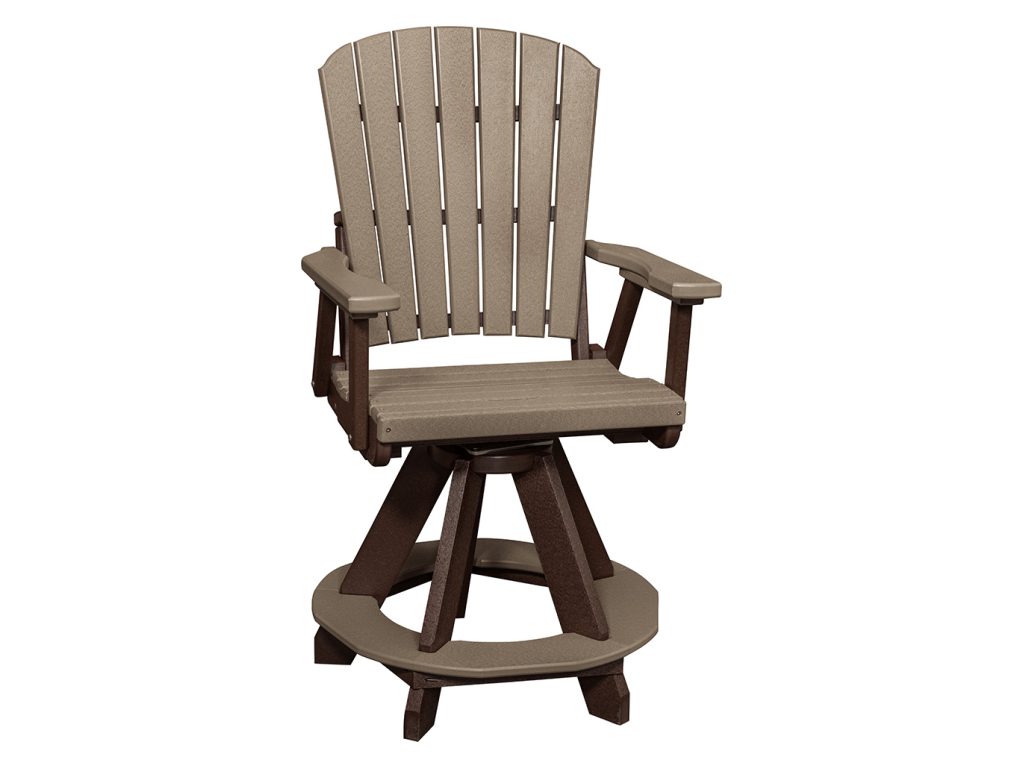 Amish Furniture of NE Koby Swivel Counter Chair Accent Chair