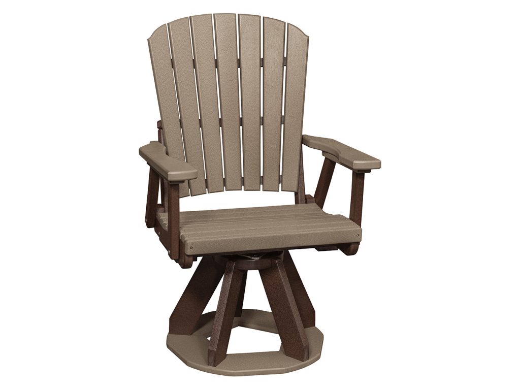 Amish Furniture of NE Koby Swivel Dining Chair Swivels & Glider