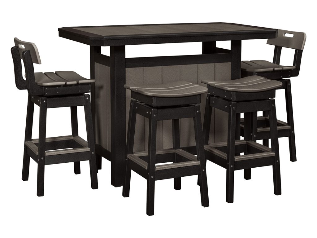 Amish Furniture of NE Saddle Seat Stool, alternate view