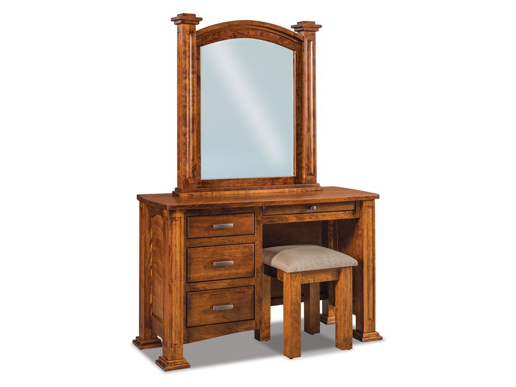 Amish Furniture of NE Lexington Vanity Dresser Bench