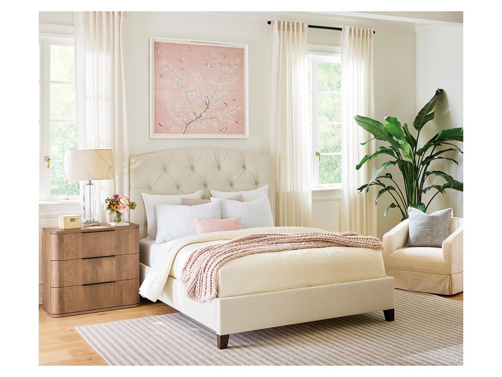 Amish Furniture of NE Lily Fabric Bed Upholstered Bed