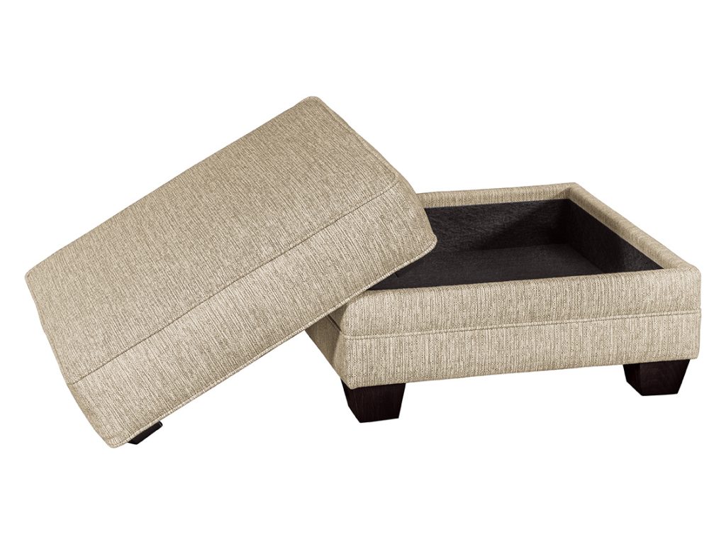 Amish Furniture of NE Ellington 26″ Footstool with Storage, alternate view