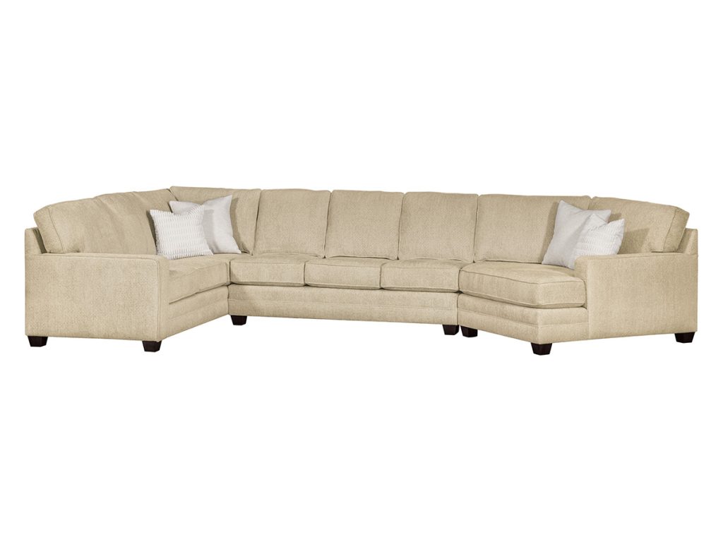 Ellington Sectional – Track Arm Cuddle Wedge Modular Sectional