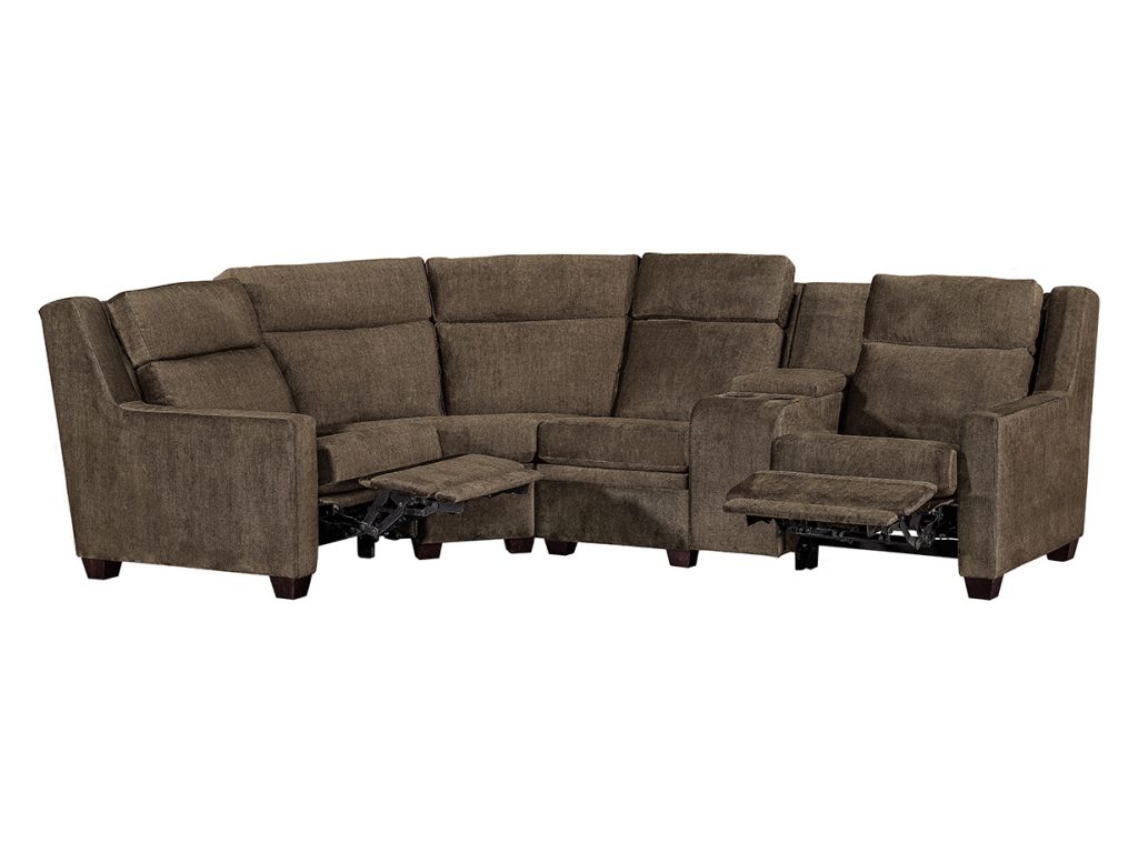 Remington Sectional – Track Arm Armless Chair Stationary Modular Sectional, alternate view