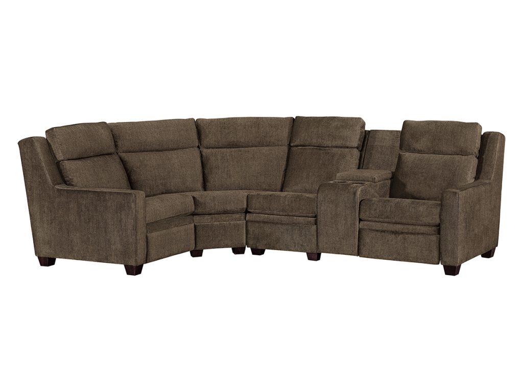 Remington Sectional – Track Arm Armless Chair Stationary Modular Sectional