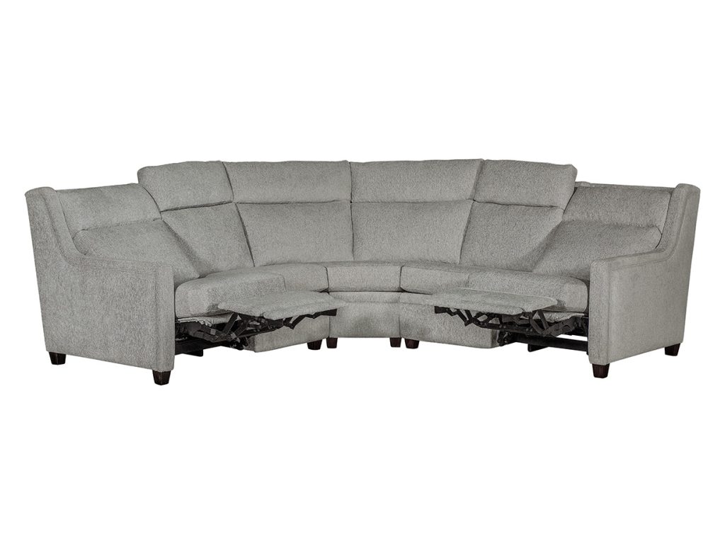 Remington Sectional – Sleek Arm Round Corner, alternate view