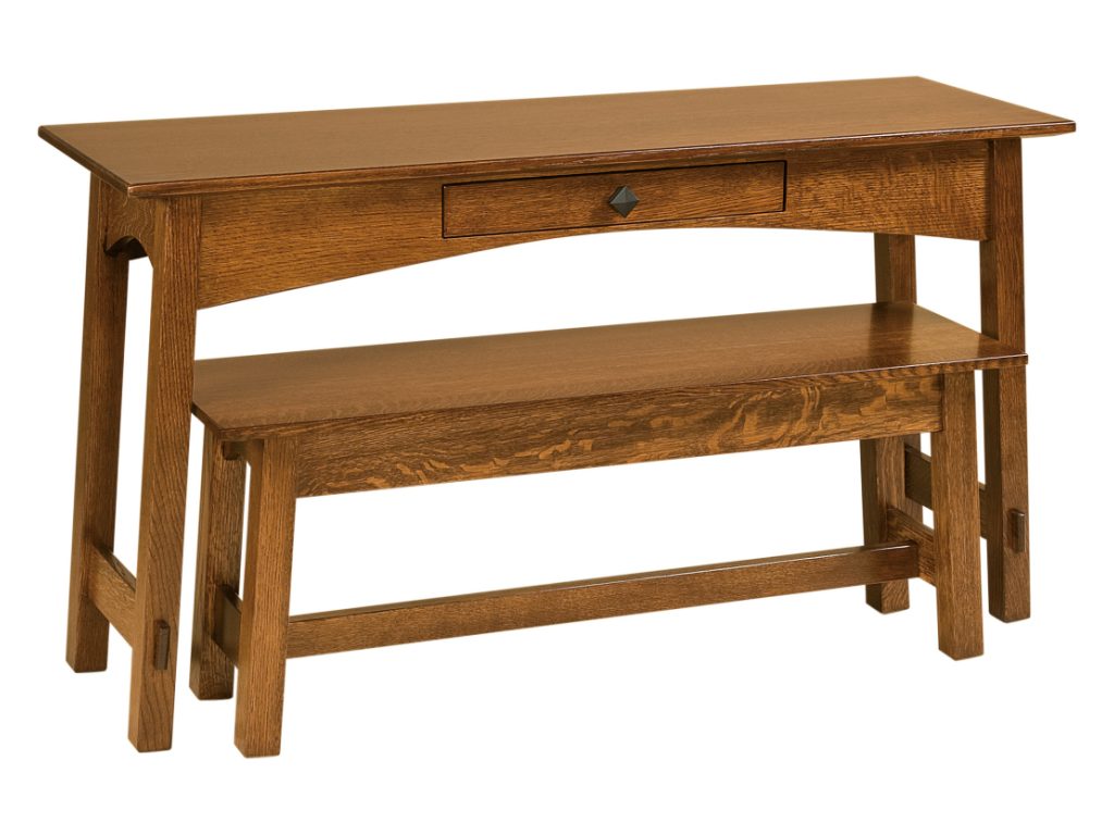 McCoy Open Nesting Sofa Table And Bench Sofa Table