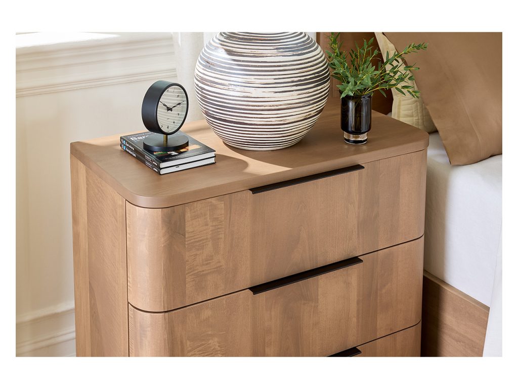 Amish Furniture of NE Maison Nightstand Bedside Table, alternate view
