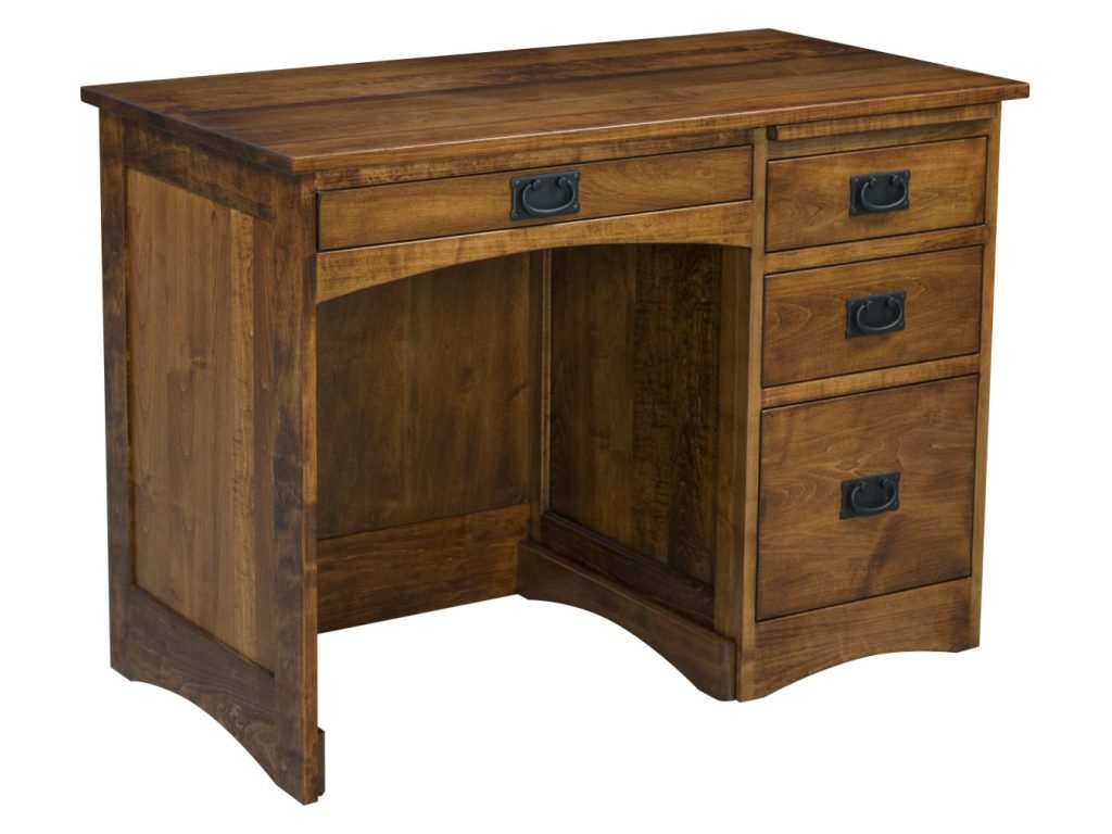 Single Pedestal Mission Desk Writing Desk
