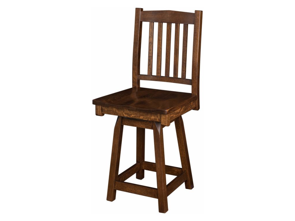 Mission 24″ Swivel Bar Stool Counter Stool
