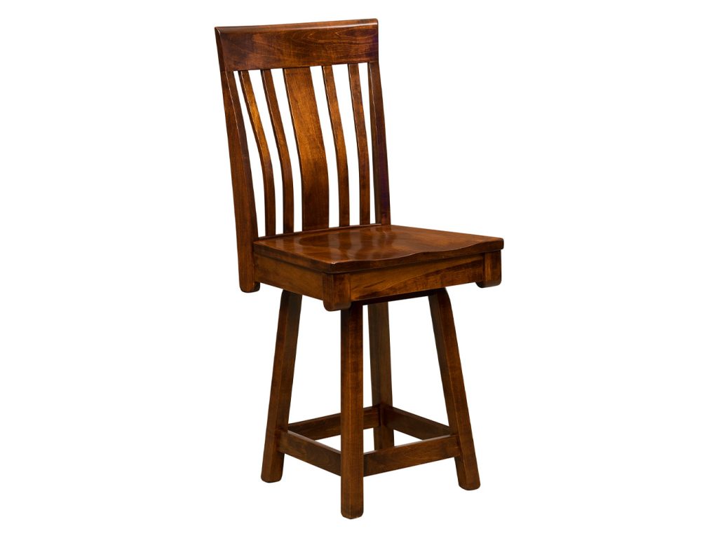 Amish Furniture of NE Newbury 24″ Swivel Bar Stool
