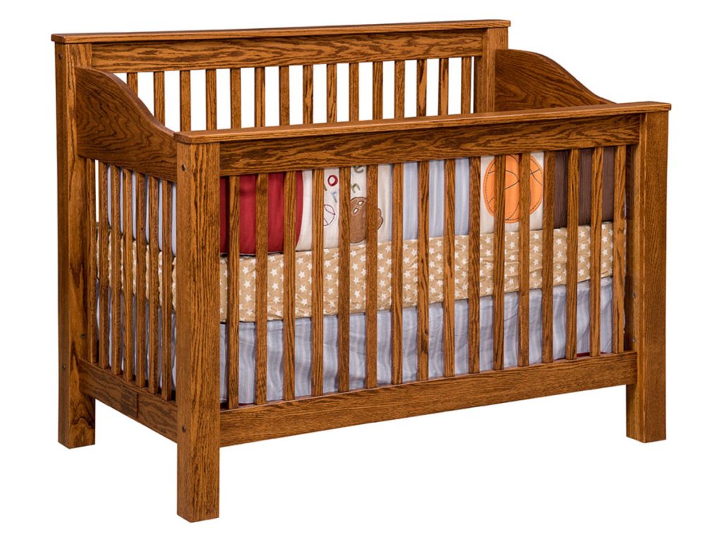 Amish Furniture of NE Mission Crib Bed