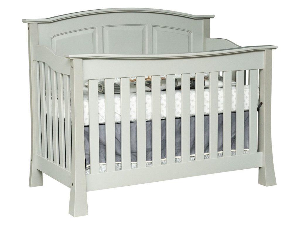 Amish Furniture of NE Addison Crib – Panel Back Bed
