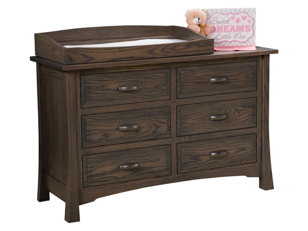 Addison 6 Drawer Dresser With Changing Box Top Option Dresser
