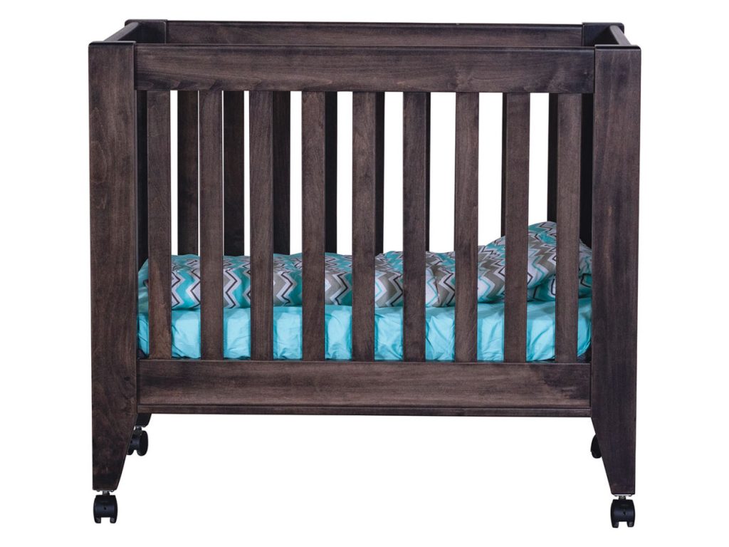 Amish Furniture of NE Newport Mini Crib Bed, alternate view