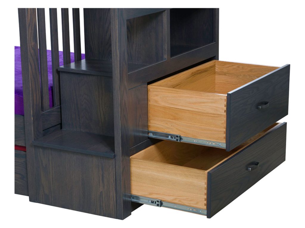 Kingston Bunkbed with Staircase Bunk Bed, alternate view