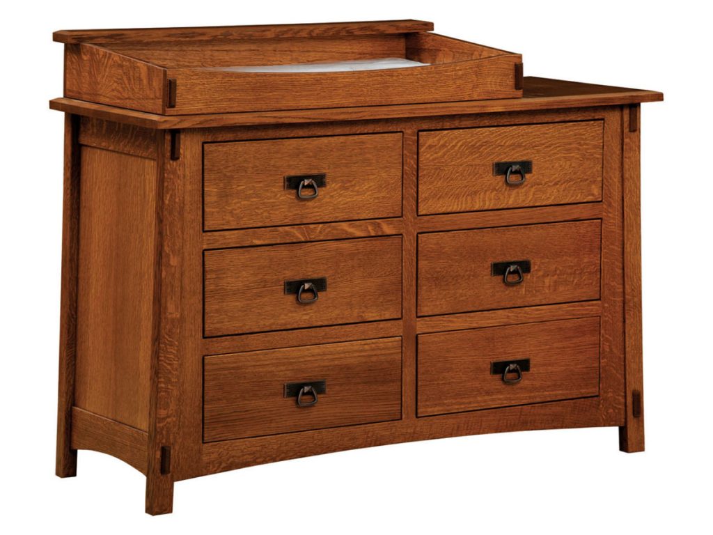 McCoy 6 Drawer Dresser With Changing Box Top Option Dresser Chests & Dresser