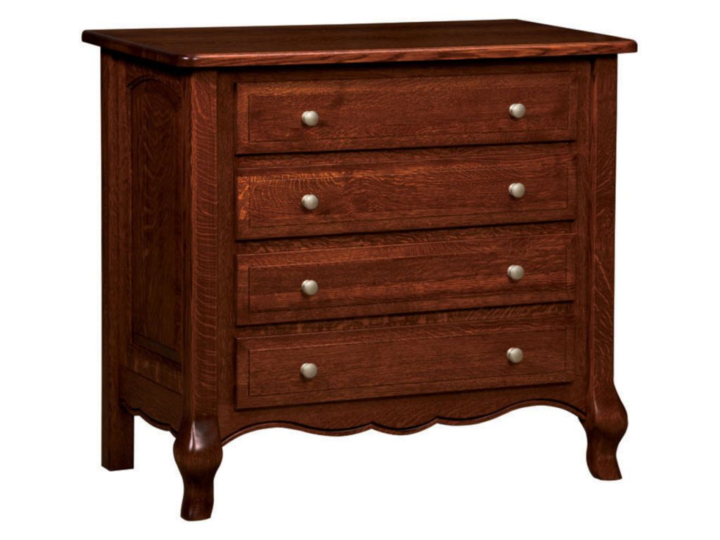 French Country 4 Drawer Dresser With Changing Box Top Option Dresser Chests & Dresser, alternate view
