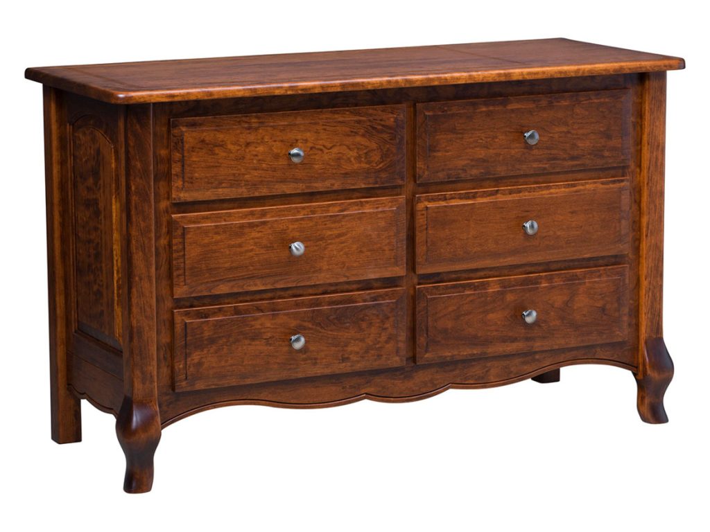 French Country 6 Drawer Dresser With Changing Box Top Option Dresser, alternate view