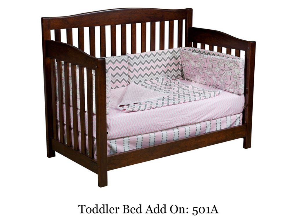 Amish Furniture of NE Monterey Crib Bed, alternate view