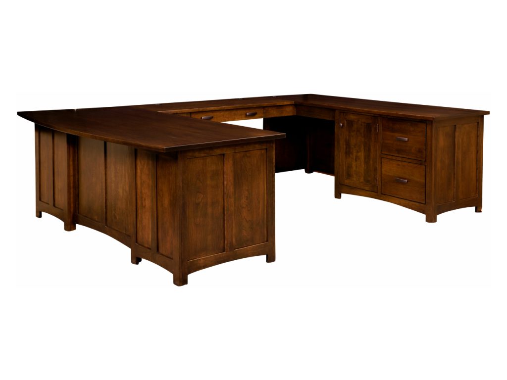Oakwood U Desk Executive Desk