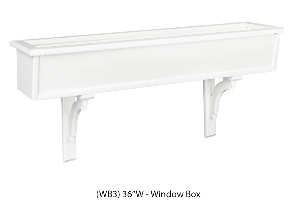 Amish Furniture of NE Window Boxes Accessory, alternate view
