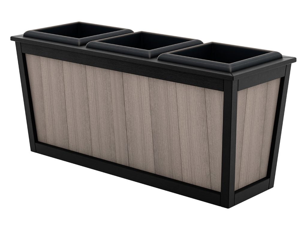 Amish Furniture of NE 3 Box Angled Planter