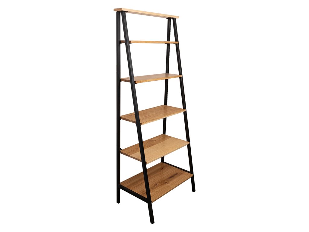 Ladder Shelf With Steel Legs