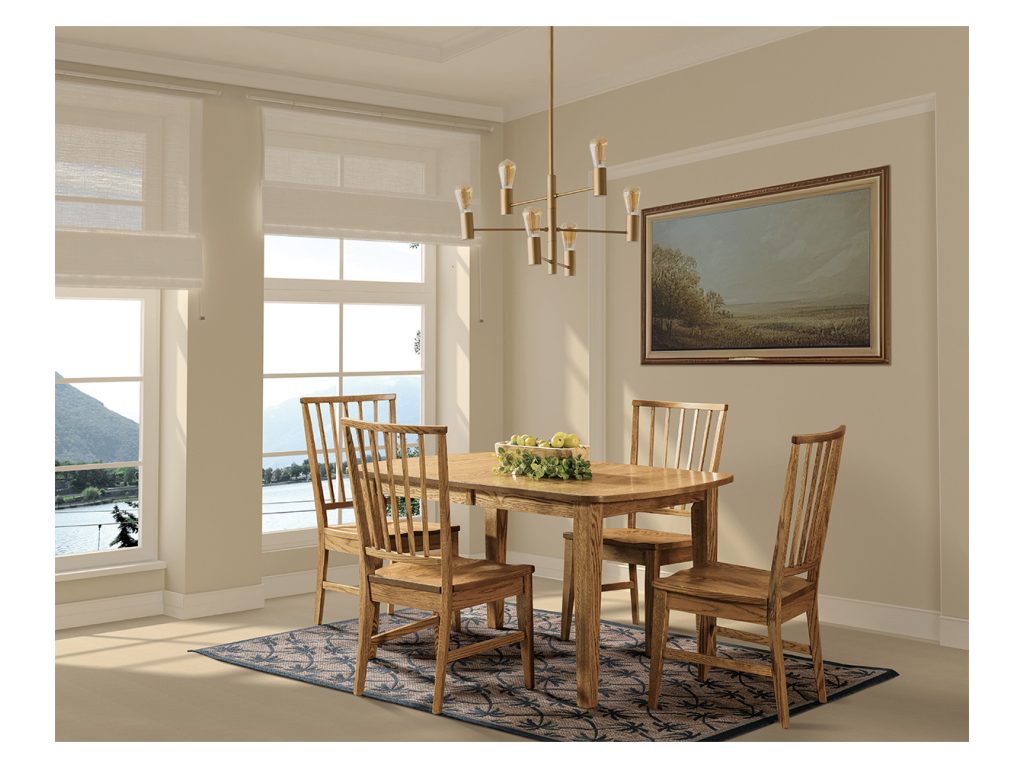 Amish Furniture of NE Portland Dining Table, alternate view