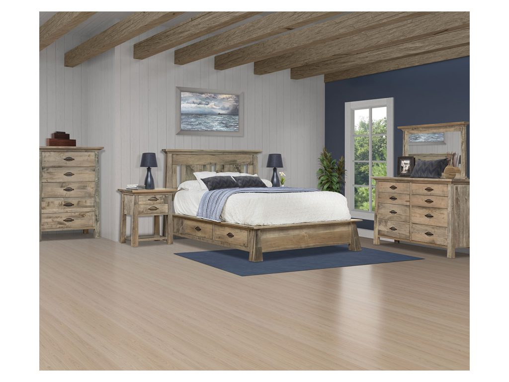 Amish Furniture of NE Edgewood Platform Bed, alternate view