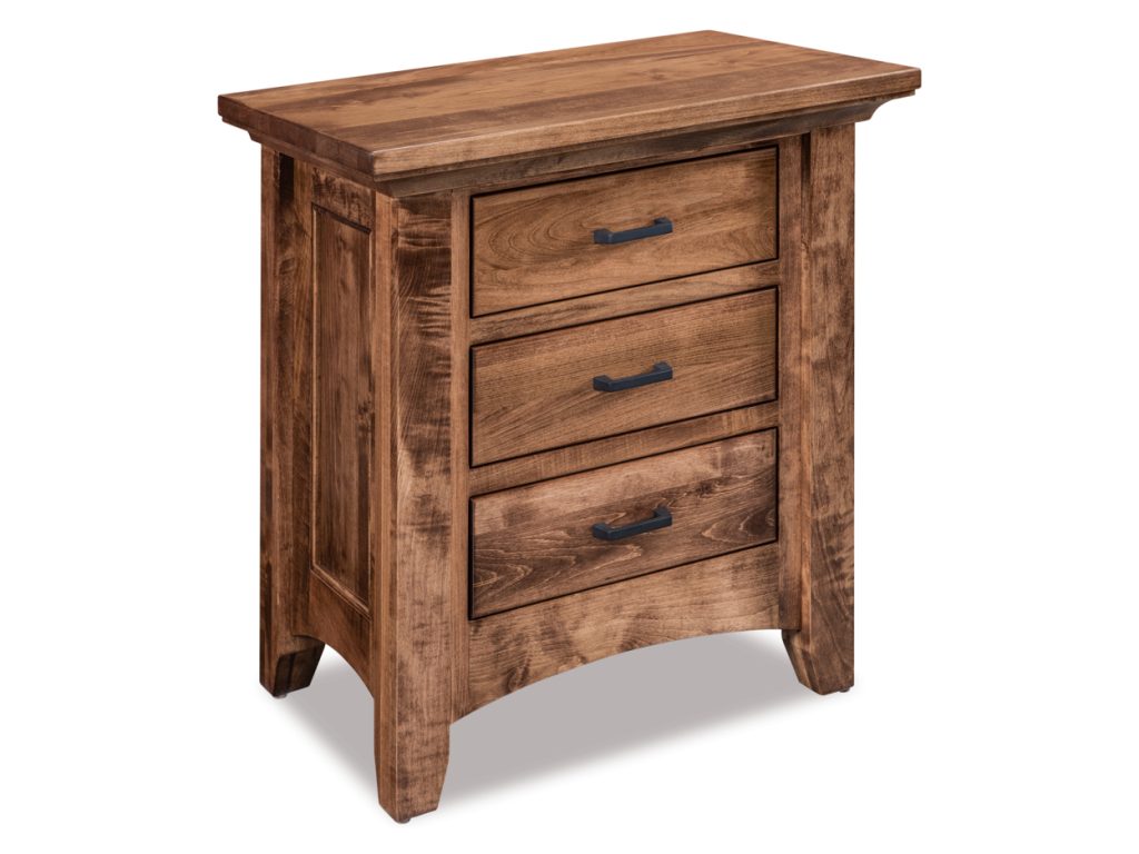 Amish Furniture of NE Legacy 3 Drawer Nightstand