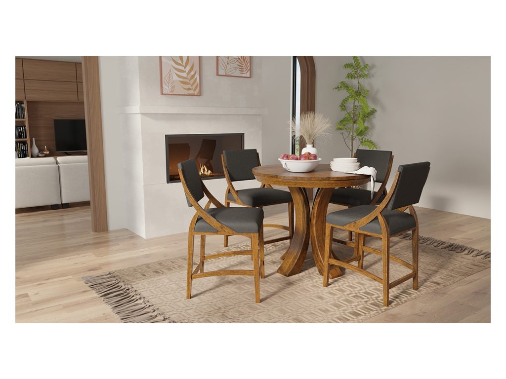 Amish Furniture of NE Korbyn Pub Table, alternate view
