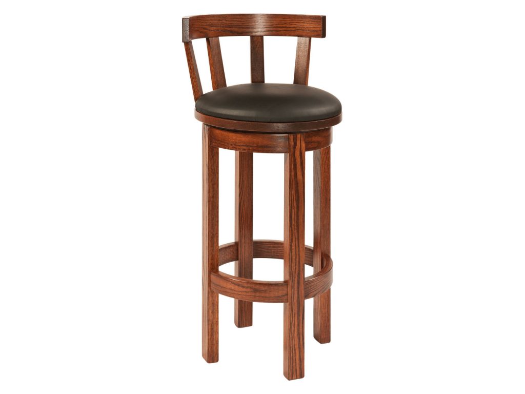 Barrel Barstool with Meribeth Top – 30″