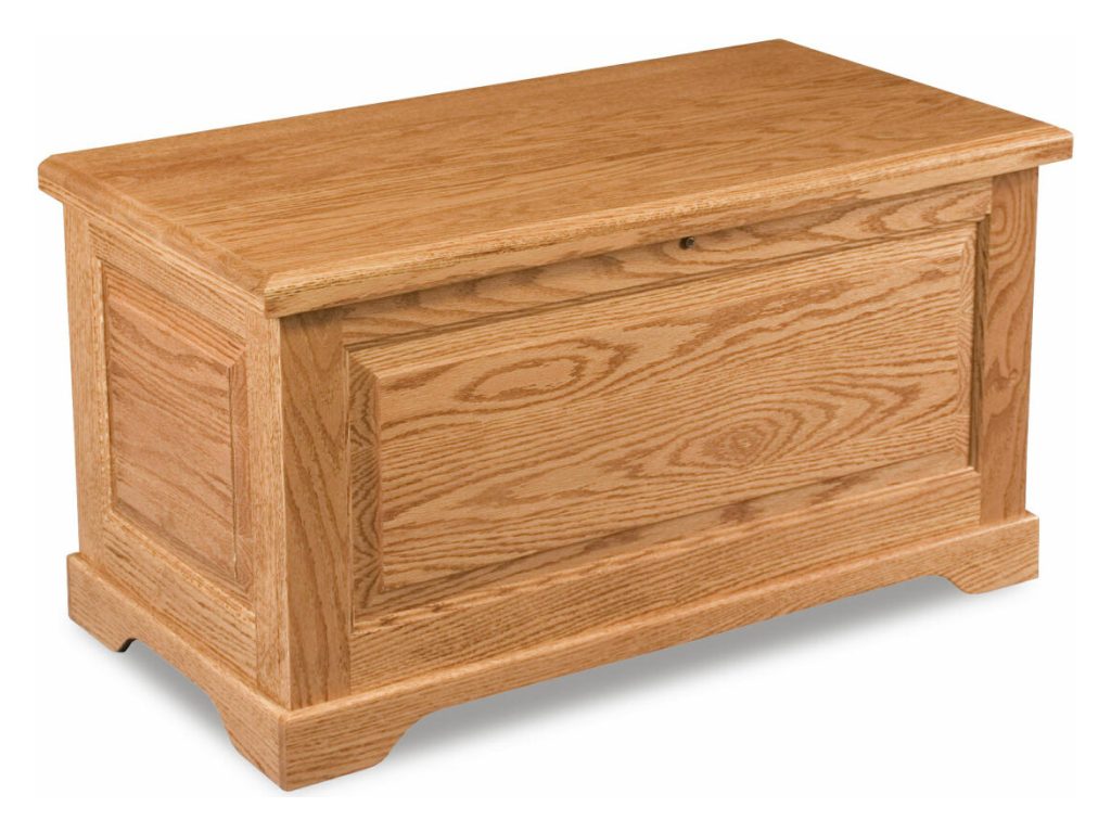 Raised Panel Cedar Chest Trunk