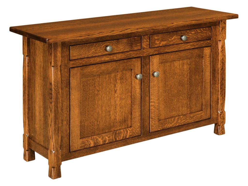 Amish Furniture of NE Rock Island Sofa Cabinet Kitchen Island