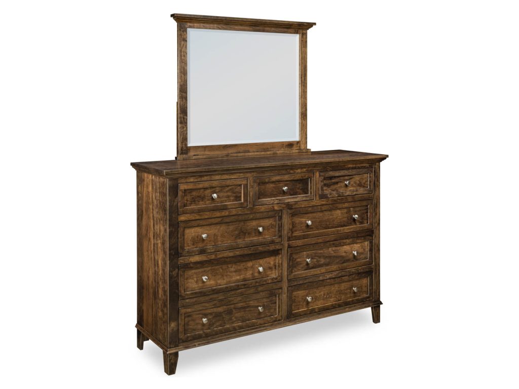 Arlington 9 Drawer Dresser Mirror