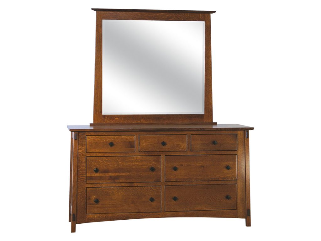 McCoy 7 Drawer Dresser Mirror