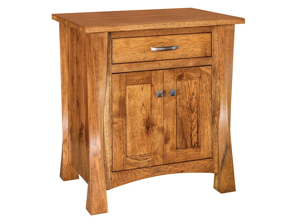Amish Furniture of NE Lexington 2 Door 1 Drawer Nightstand
