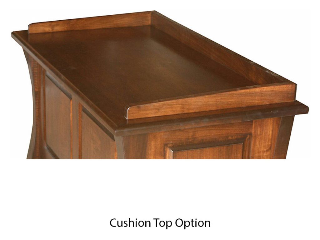 Amish Furniture of NE Lexington Blanket Chest Trunk, alternate view