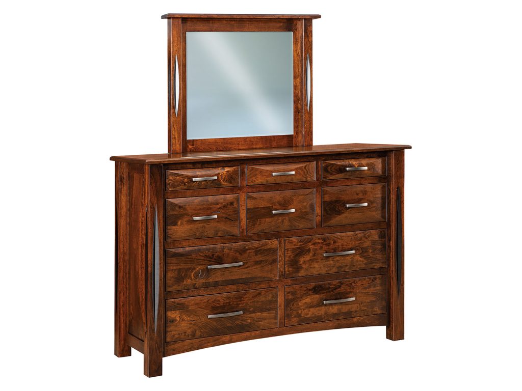 Ravena 10 Drawer Mule Dresser Mirror