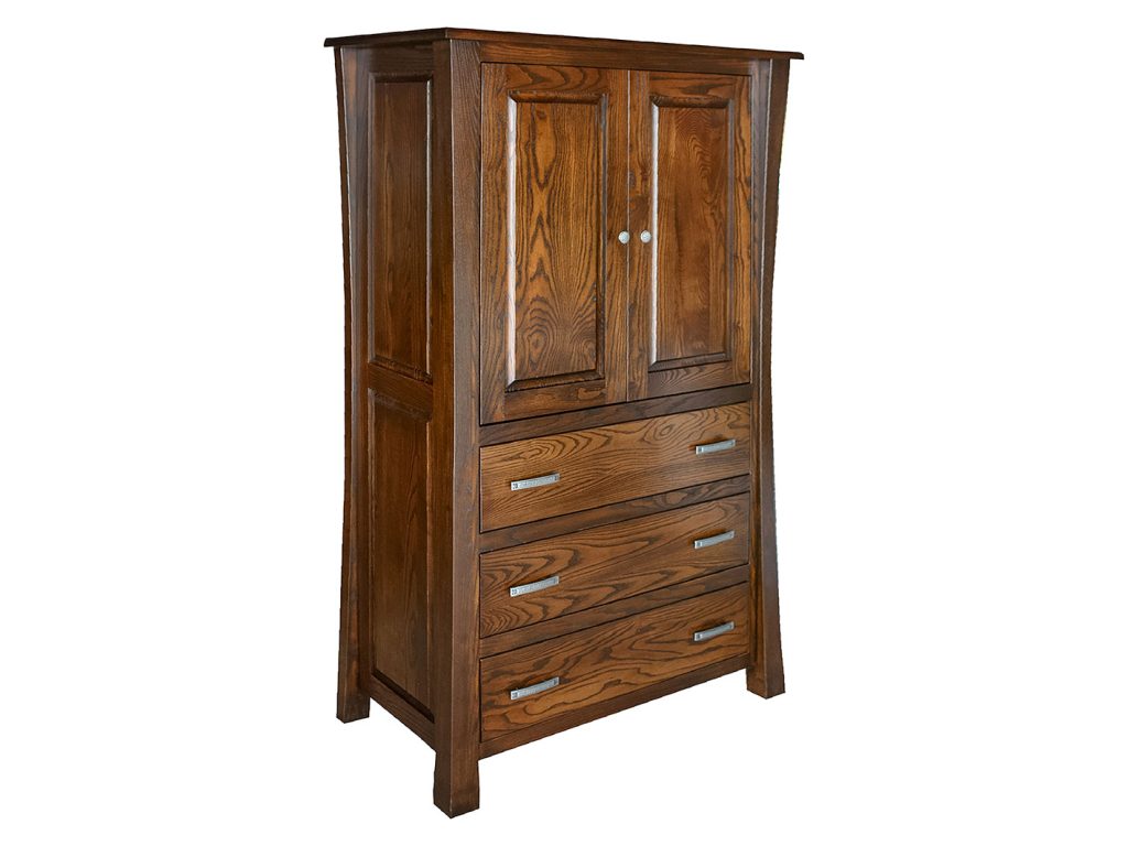 Amish Furniture of NE Vandalia 3 Drawer Armoire Armoire Cabinet