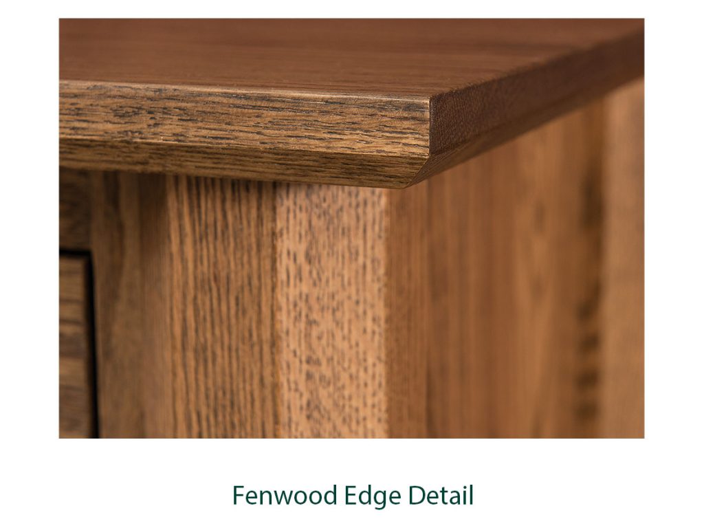 Amish Furniture of NE Fenwood Nightstand Bedside Table, alternate view