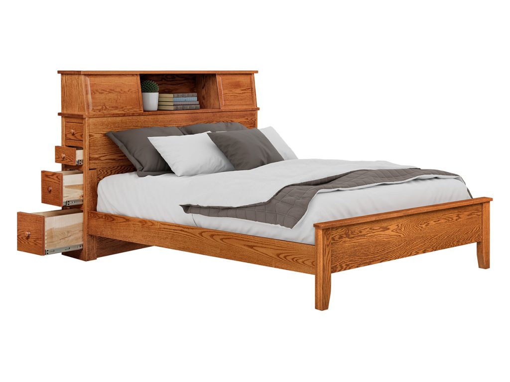 Headboard Storage Bed, alternate view