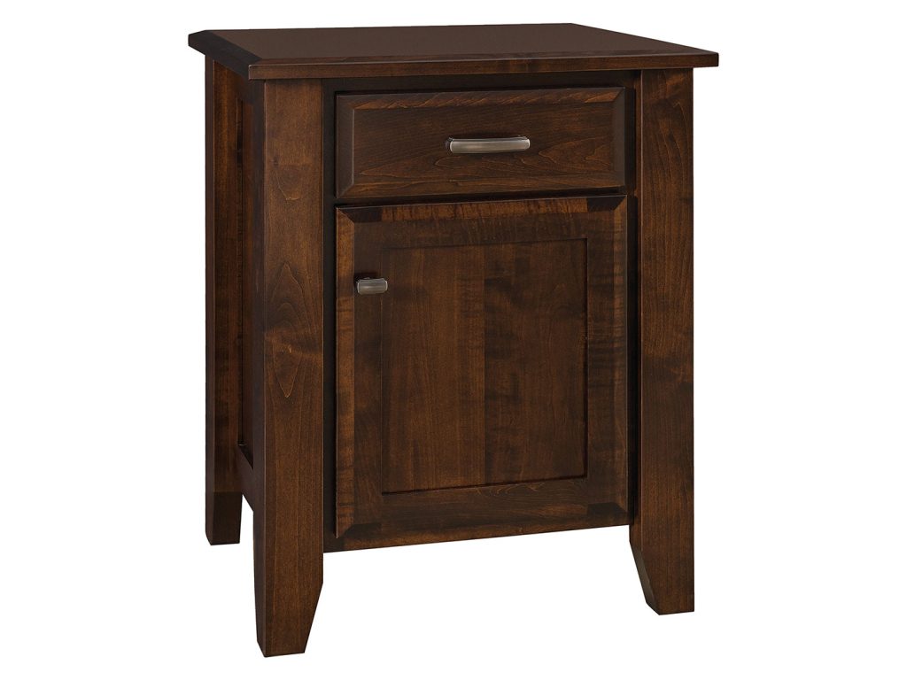 Amish Furniture of NE Ashton 1 Drawer 1 Door Nightstand